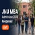 JNU MBA Admission 2026 Reopened; Apply by May 15